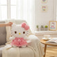 peluche Hello kitty et My Mélody avec tenue rose