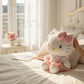 Peluche Hello Kitty tendre et stylée en rose pastel