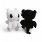 Duo peluches Dragons rigolotes Krokmou et Furie Éclair