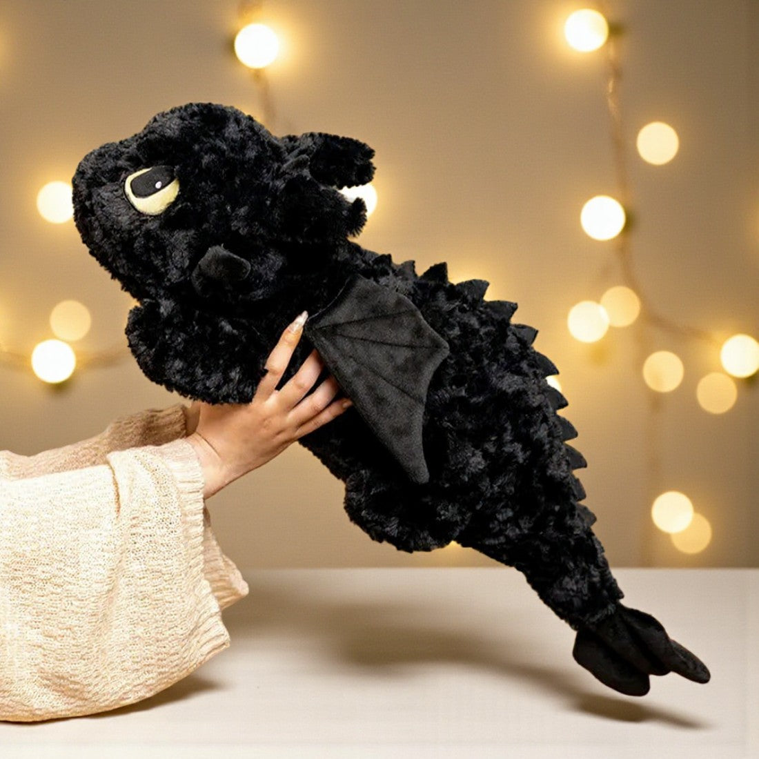 Peluche Dragon géante Krokmou moelleuse