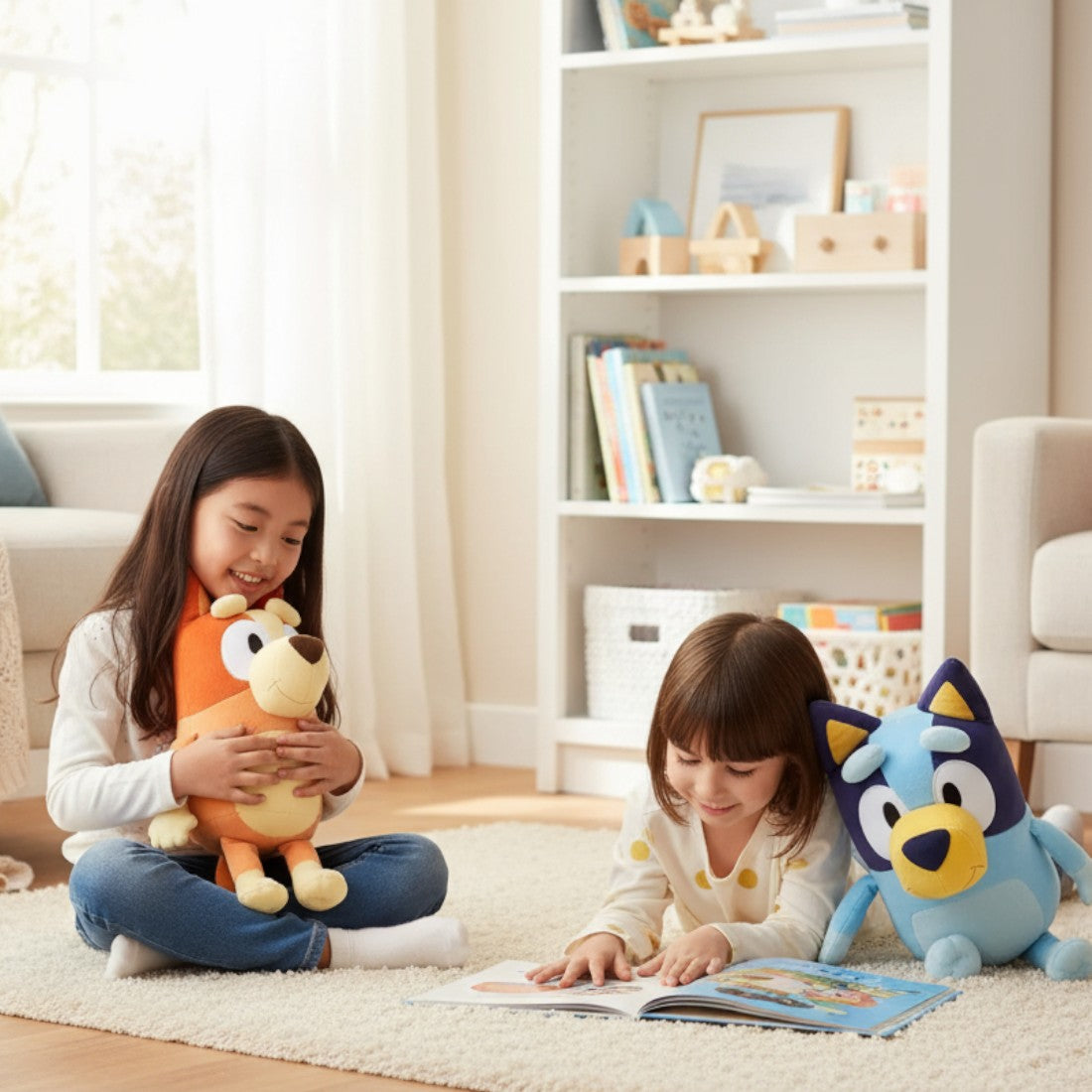 Peluche Bluey tout doux