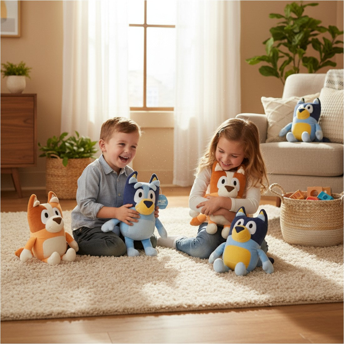 Peluche Bluey tout doux
