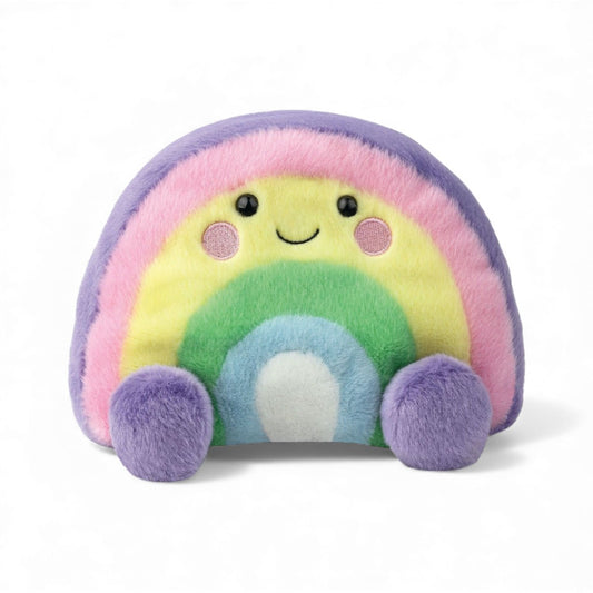 Peluche arc-en-ciel mignon multicolore
