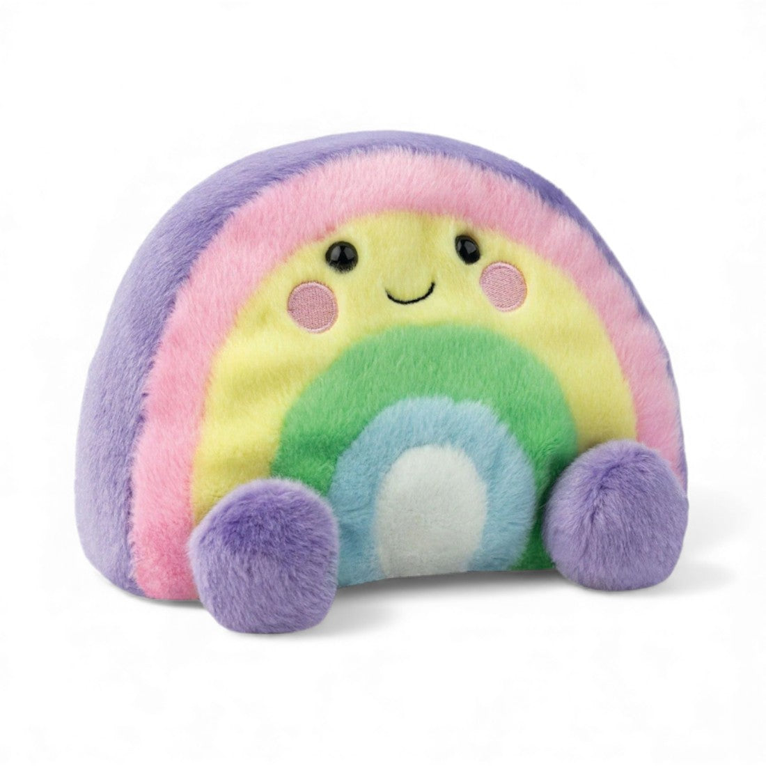 Peluche arc-en-ciel mignon multicolore