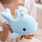 Peluche baleine bleue adorable toute douce