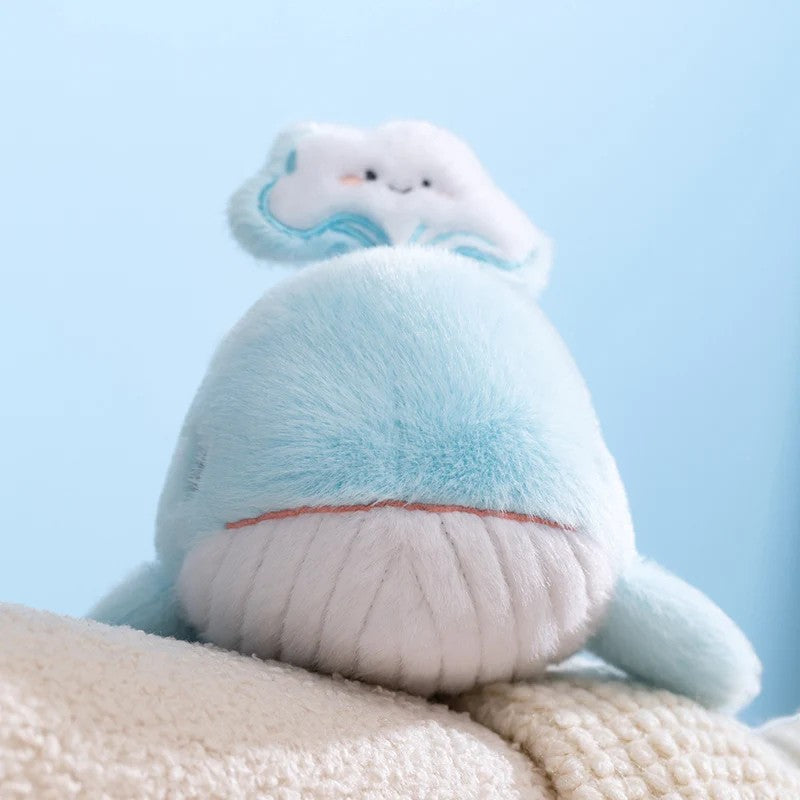 Peluche baleine bleue adorable toute douce