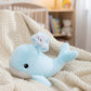 Peluche baleine bleue adorable toute douce