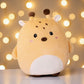 Peluche girafe beige toute douce