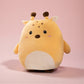 Peluche girafe beige toute douce