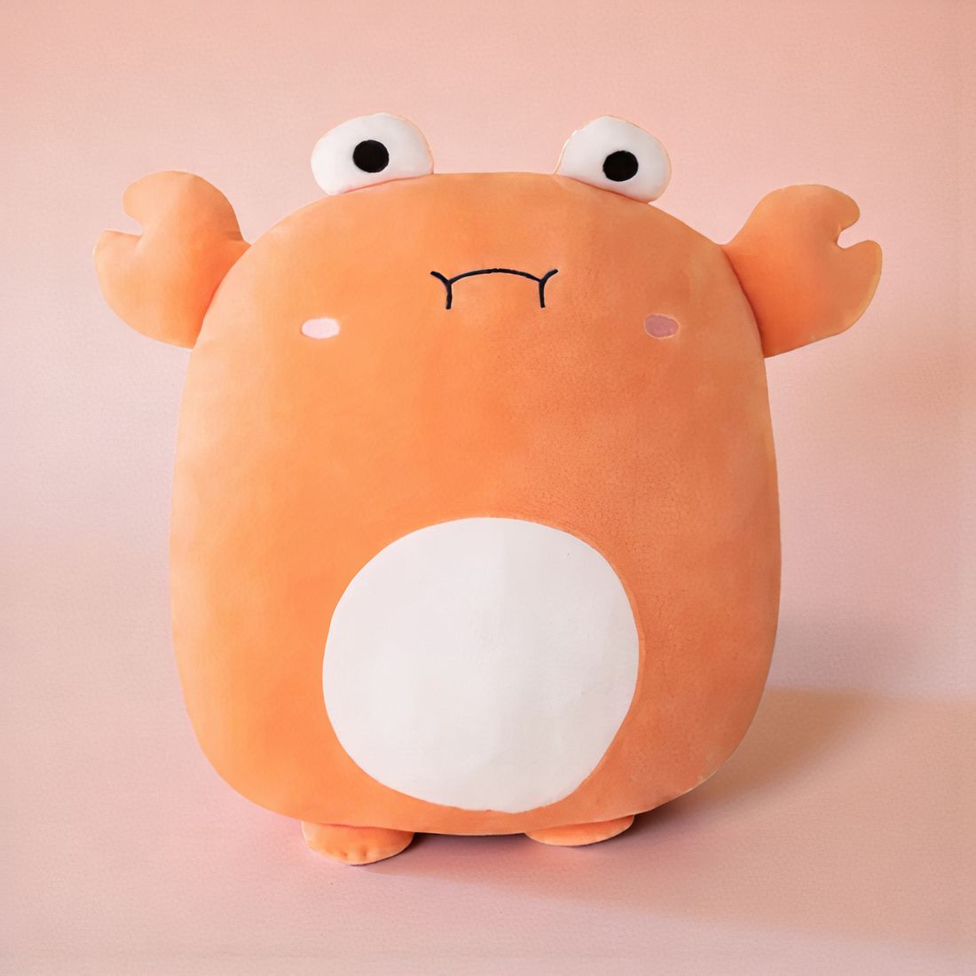 coussin peluche crabe rigolo tout doux
