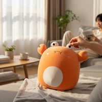 coussin peluche crabe rigolo tout doux