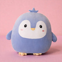 Coussin peluche petit pingouin moelleux