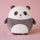 Peluche panda rond moelleux