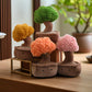 Peluche plante kawaii bonzaï sourire tendre