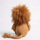 Peluche lion doux et majestueux