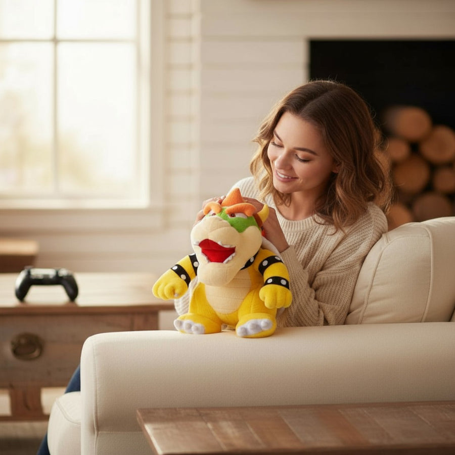 Peluche Bowser Super Mario Bros 25 cm