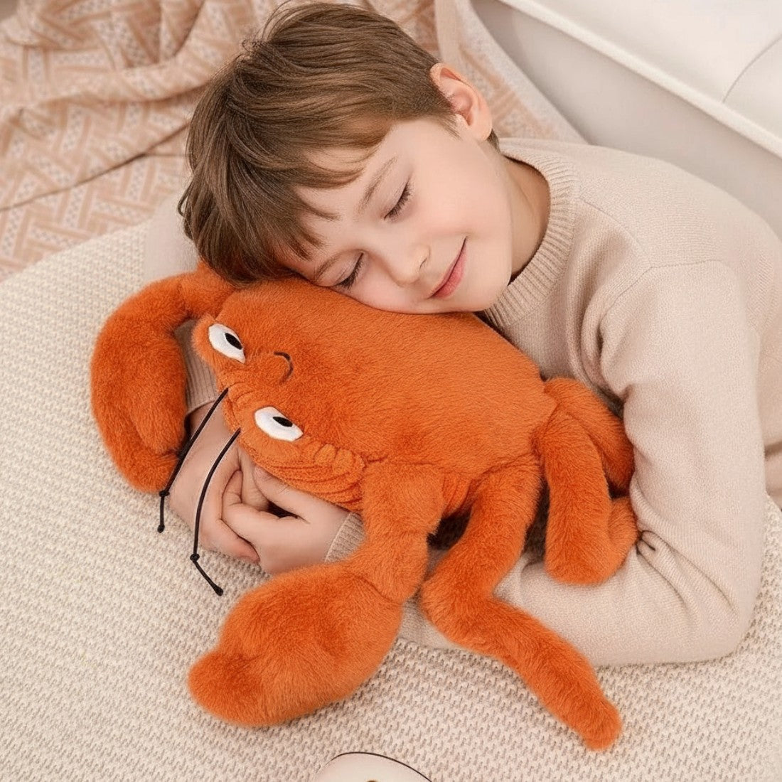 Peluche crabe tout doux