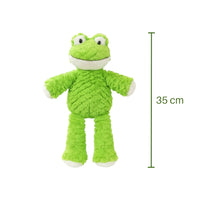 Grenouille verte moelleuse en peluche