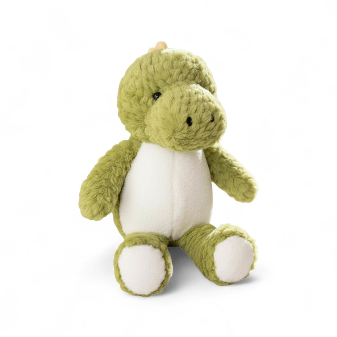 Peluche dinosaure vert doudou tendre