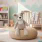 Peluche chien beige tout doux
