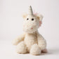 Peluche licorne blanche câline