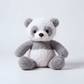 Peluche panda gris tout doux