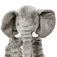 Peluche éléphant gris moelleux 40 cm