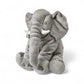 Peluche éléphant gris moelleux 40 cm