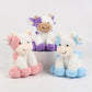 Peluche jolie vache colorée douce