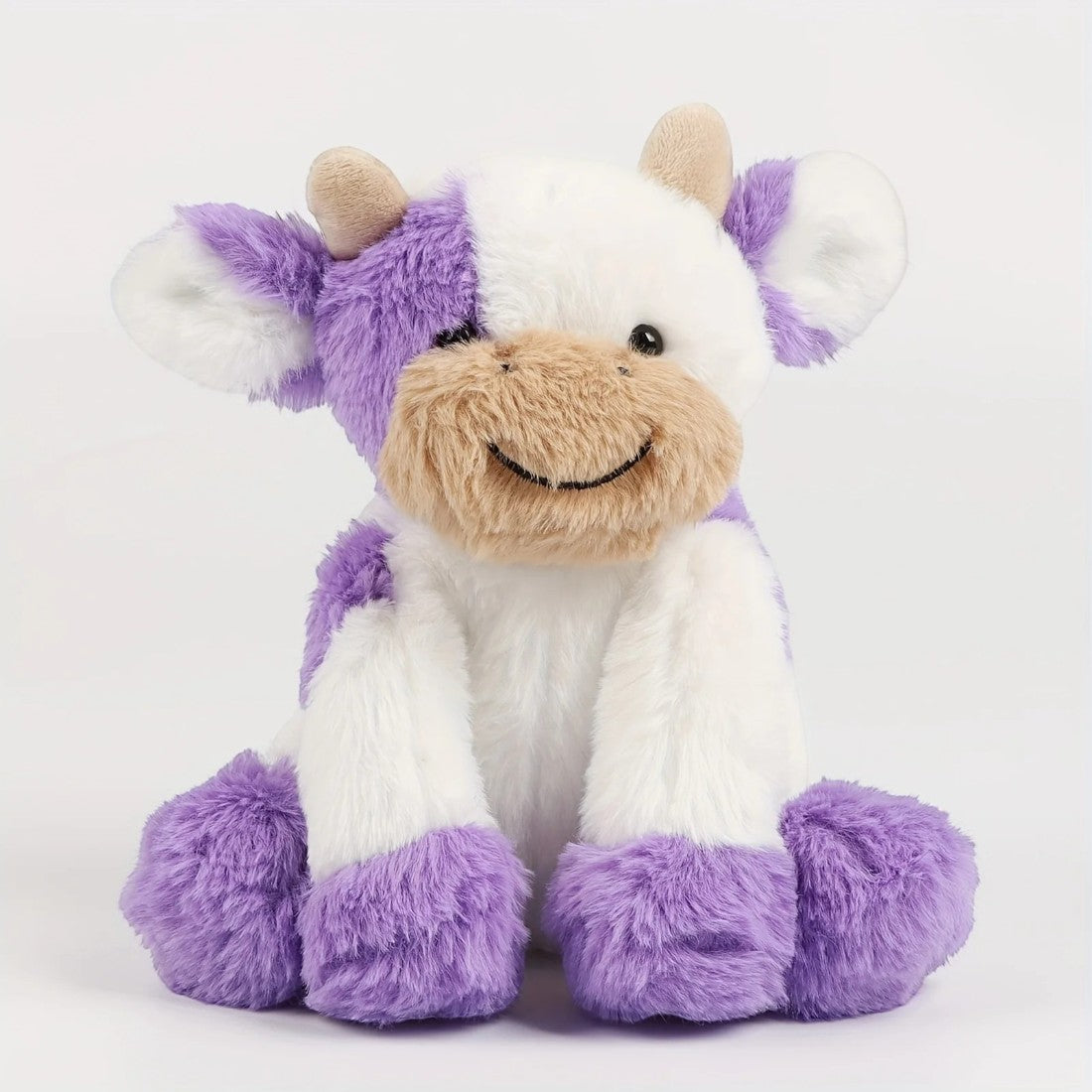 Peluche jolie vache colorée douce