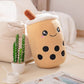 Peluche kawaii bubble tea caramel
