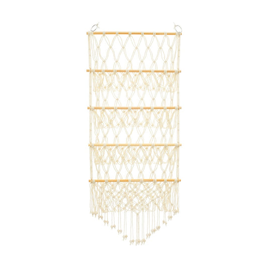 Range-peluches vertical macramé mural