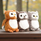 Peluche chouette douce réaliste