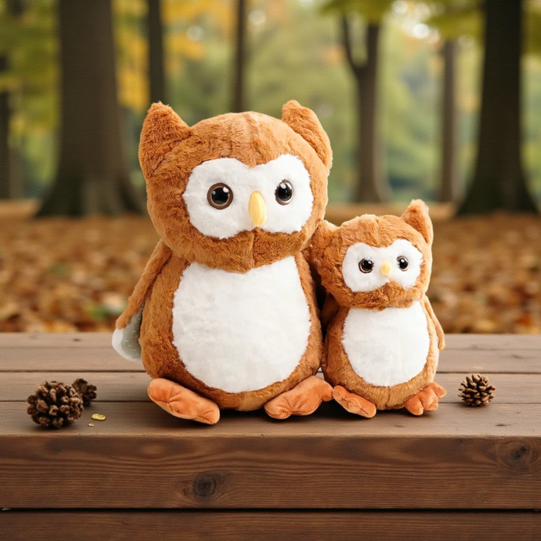 Peluche chouette douce réaliste