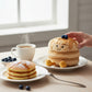 Peluche petit dej' pancakes kawaii