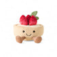 Peluche tarte fraise gourmande kawaii