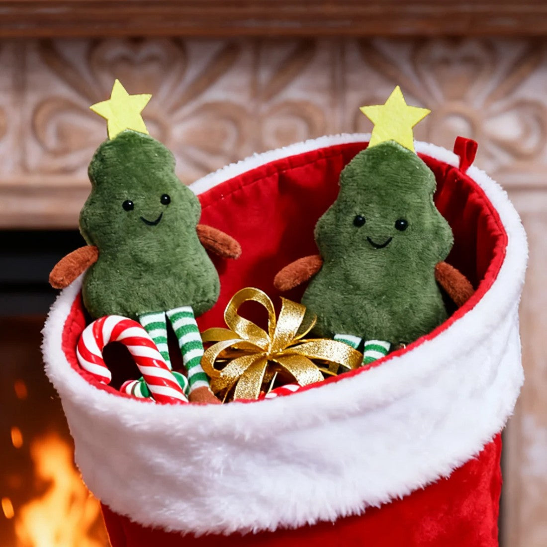 Peluche sapin de Noël mignon kawaii