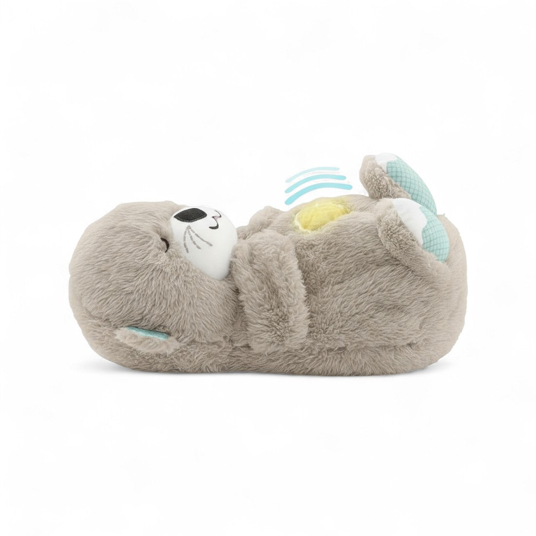 Peluche veilleuse loutre respirante relaxante pour bébé