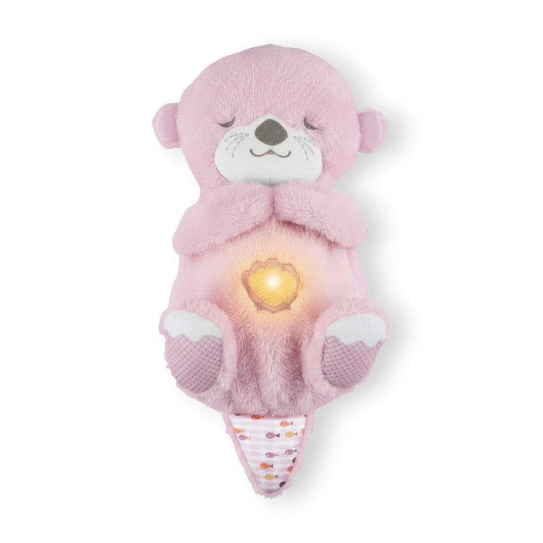 Peluche veilleuse loutre respirante relaxante pour bébé