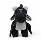 Peluche dragon féérique noir crépuscule