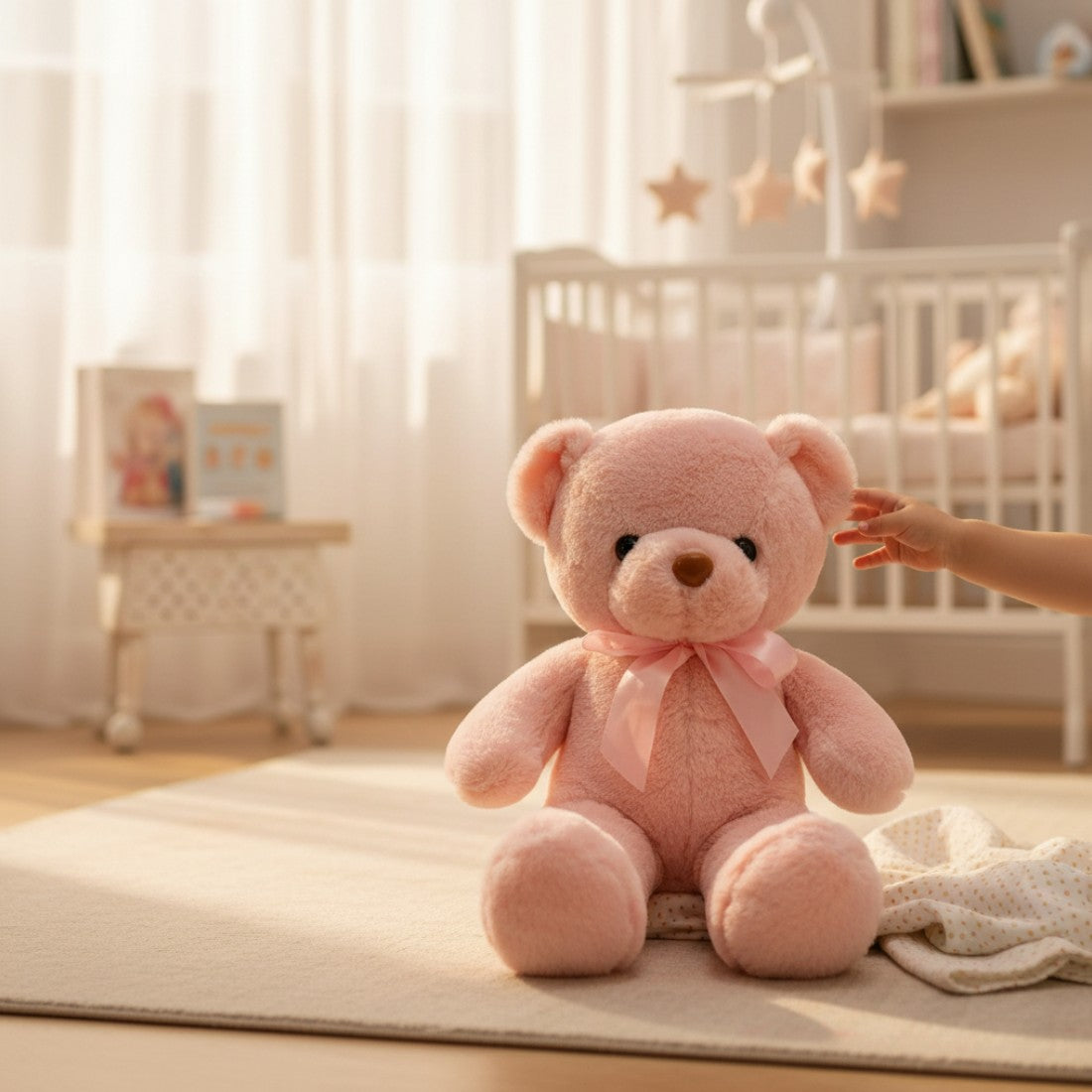 Ours en peluche classique et moelleux pour enfant