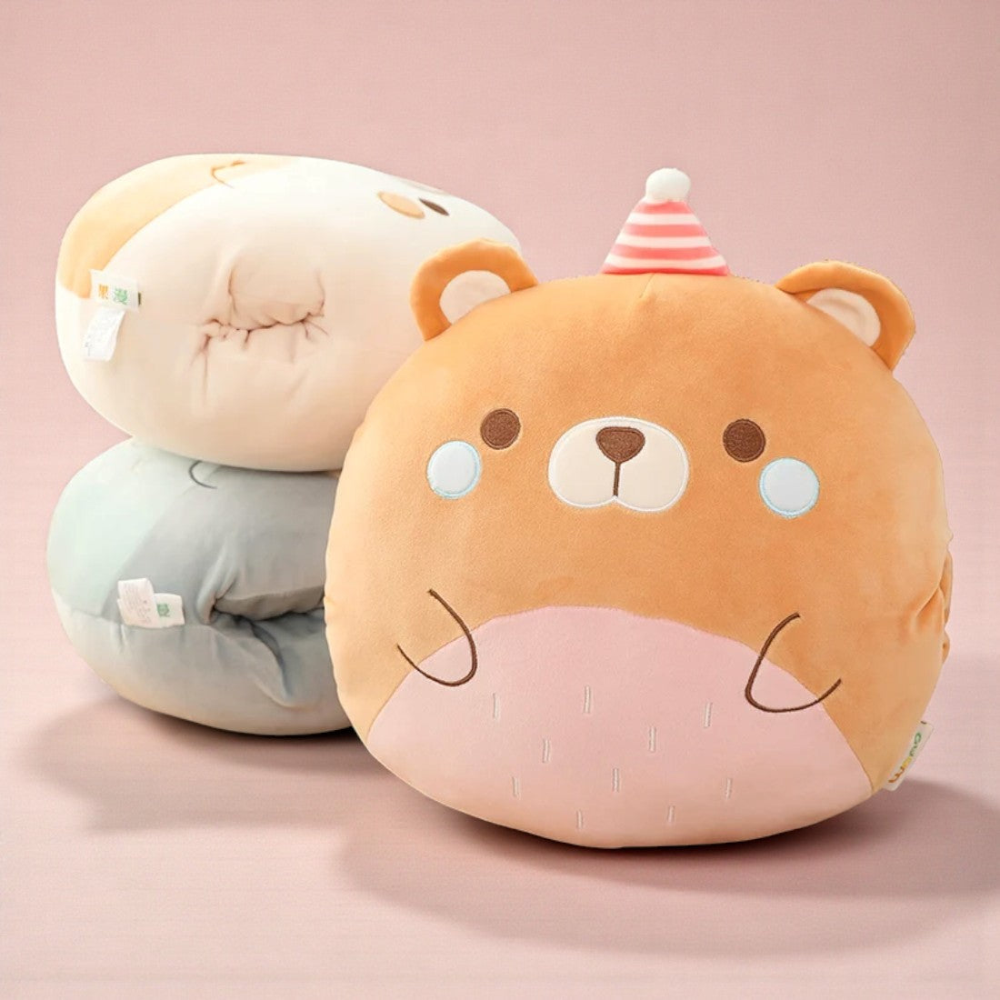 Peluche coussin ronde style Squishmallow