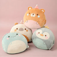 Peluche coussin ronde style Squishmallow