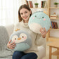 Peluche coussin ronde style Squishmallow