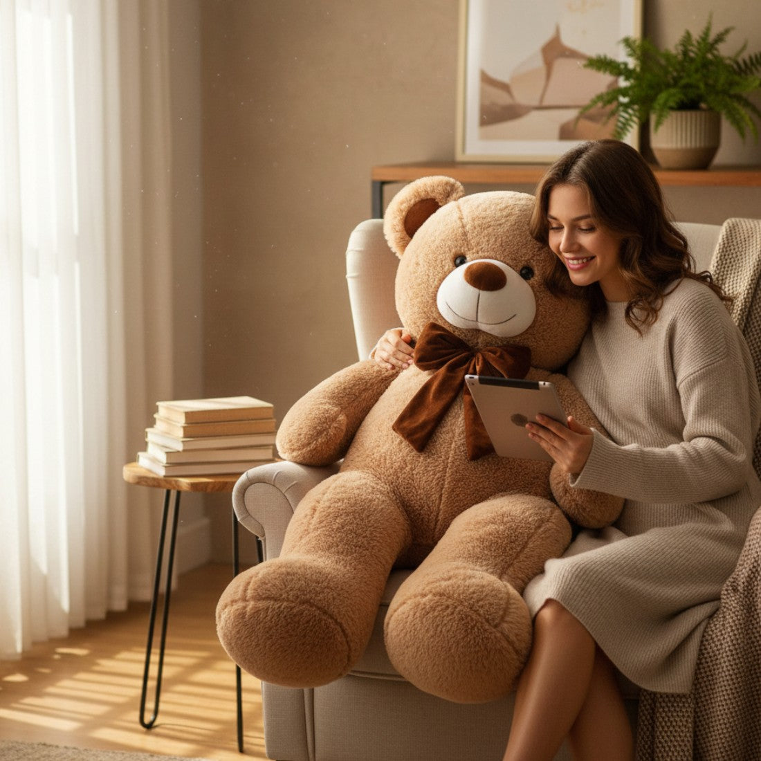 Ours géant moelleux - plusieurs couleurs