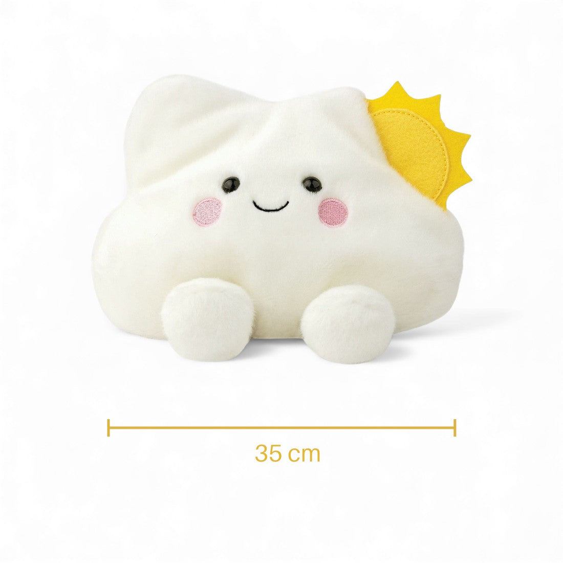 Peluche kawaii nuage et soleil