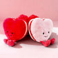 Peluche cœur amour rose 10 cm Saint-Valentin