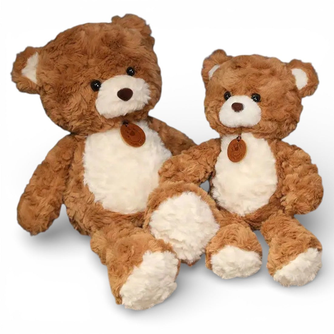 Peluche ours chaleureux brun clair