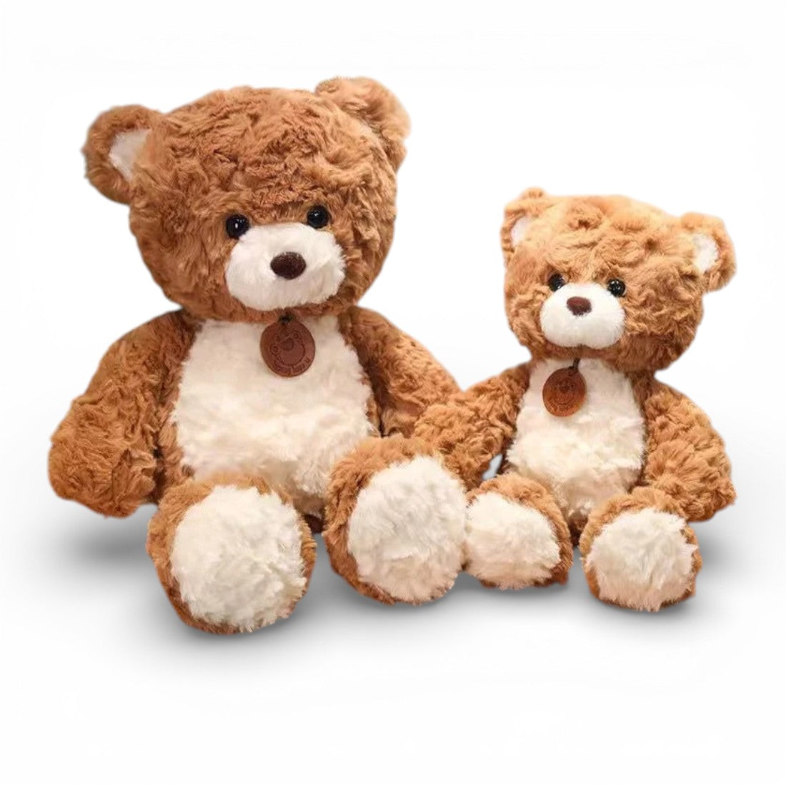 Peluche ours chaleureux brun clair