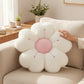 Peluche coussin fleur blanche ou rose douce